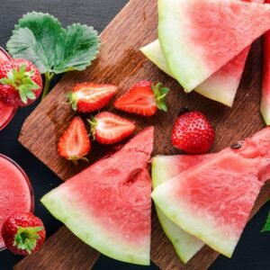 Pulpa de Sandia y Fresas