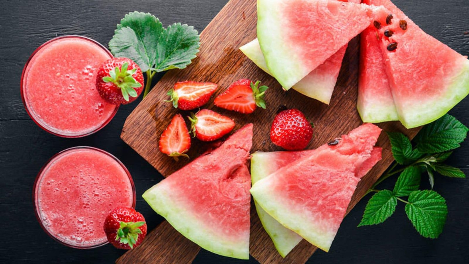 Pulpa de Sandia y Fresas